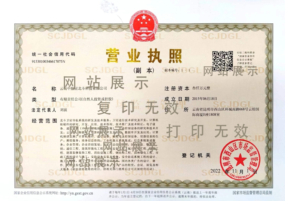 企业营业执照